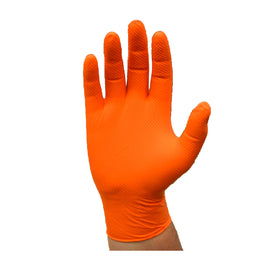 Protective Industrial Products Medium Orange PosiShield™ 7 mil Powder-Free Nitrile Disposable Gloves (100 Gloves Per Box)