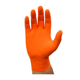 Protective Industrial Products X-Large Orange PosiShield™ 7 mil Powder-Free Nitrile Disposable Gloves (90 Gloves Per Box)