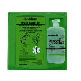Honeywell 32 Ounce Single Bottle Eyesaline® Wall Station