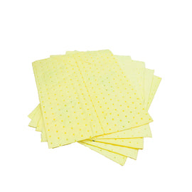 MeltBlown Technologies 15" X 18" MBT Yellow Polypropylene Sorbent Pad