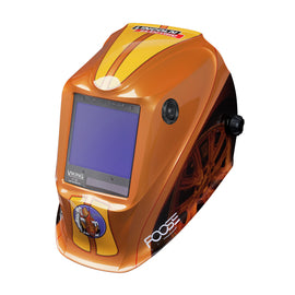 Lincoln Electric VIKING 3350 Series Orange/Black/Yellow Welding Helmet With 3.74" x 3.34" Variable Shades 5 - 13 Auto Darkening Lens 4C Lens Technology