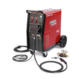 Lincoln Electric POWER MIG 256 Single Phase MIG Welder With 208 - 230Input Voltage, 300 Amp Max Output, Diamond Core Technology, Coil Claw Cable Management And Accessory Package