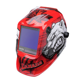 Lincoln Electric VIKING 3350 Series Red Welding Helmet With 3.74" x 3.34" Variable Shades 5 - 13 Auto Darkening Lens 4C Lens Technology