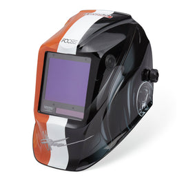 Lincoln Electric VIKING 3350 Series Red/Black/Gray Welding Helmet With 12.5 sq. in. Variable Shades 5 - 13 Auto Darkening Lens 4C Lens Technology