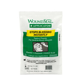 Acme-United Corporation Single Use First Aid Only®/WoundSeal® Blood Clotting Powder (2 Applicators)