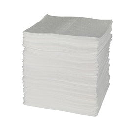 Brady® 15" X 19" White Meltblown Polypropylene Sorbent Pad