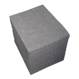 Brady® 15" X 19" Xtra Tough Gray SMS (Spunbond-Meltblown-Spunbond) Polypropylene Sorbent Pad