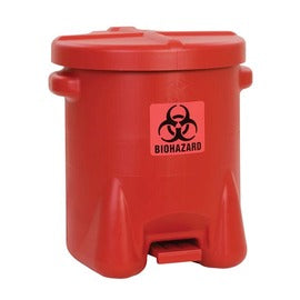 Eagle 14 Gallon Red HDPE Waste Receptacle