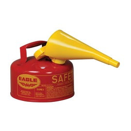 Eagle 1 Gallon Red Galvanized Steel Safety Can