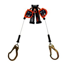 3M™ DBI-SALA® Nano-Lok™ edge Twin-Leg Quick Connect Self-Retracting Lifeline, Cable 3500227