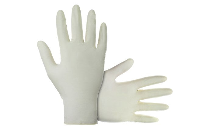 Dyna Grip Powder-free White Latex Exam Gloves - Case