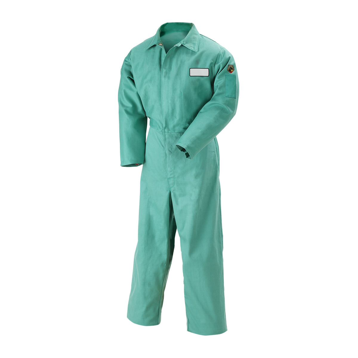 Black Stallion Flame-Resistant Cotton Coverall, Green - F9-32CA/PT