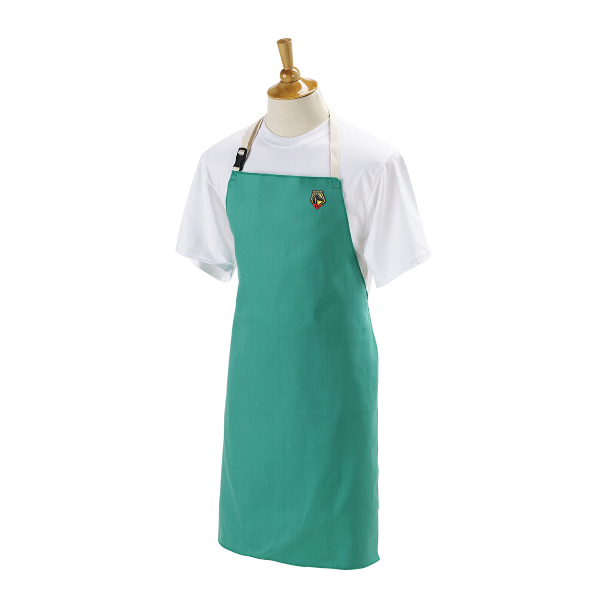 Black Stallion Flame-Resistant Cotton Bib Apron, 36" Length - F9-36A