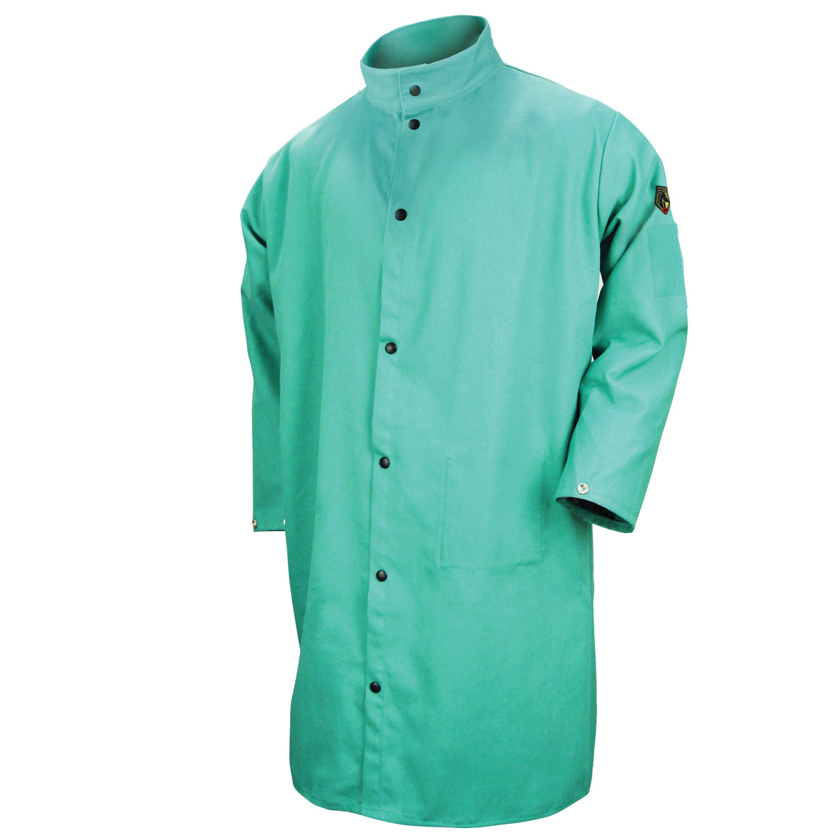 Black Stallion FR Cotton Shop Coat, Green, 42" Length - F9-42C