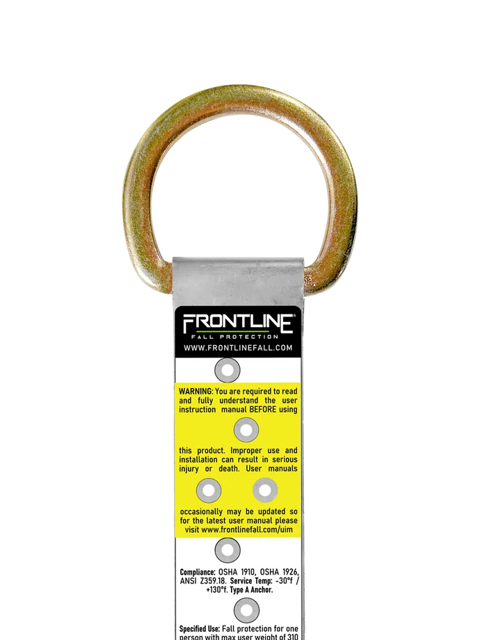 Frontline ROSU01SS Stainless Steel Permanent Use Roof Anchor