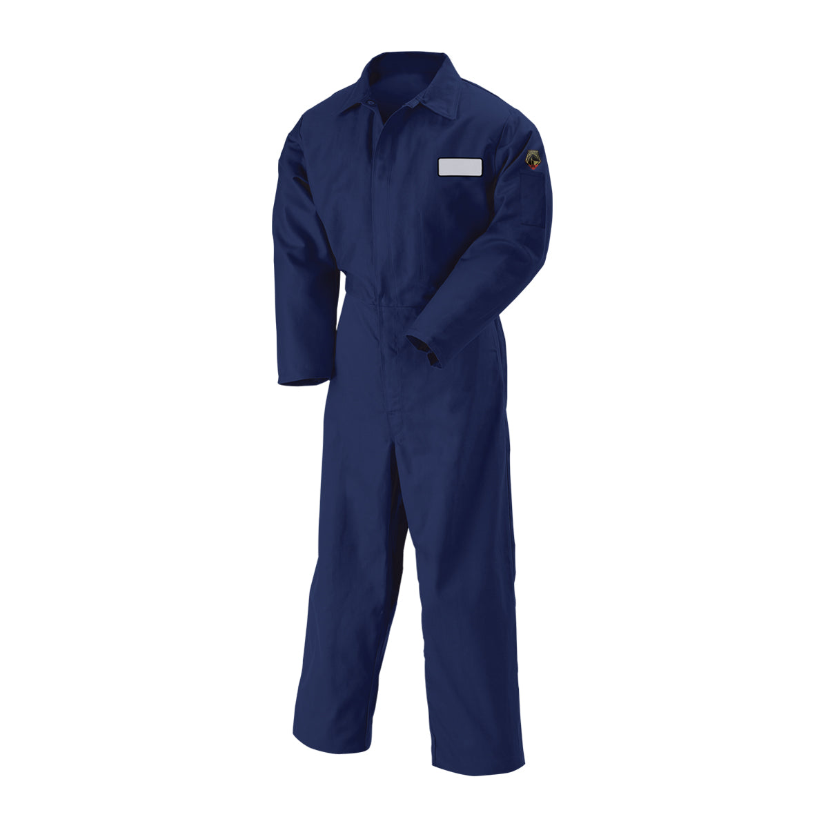 Black Stallion Flame-Resistant Cotton Coverall, Navy - FN9-32CA/PT