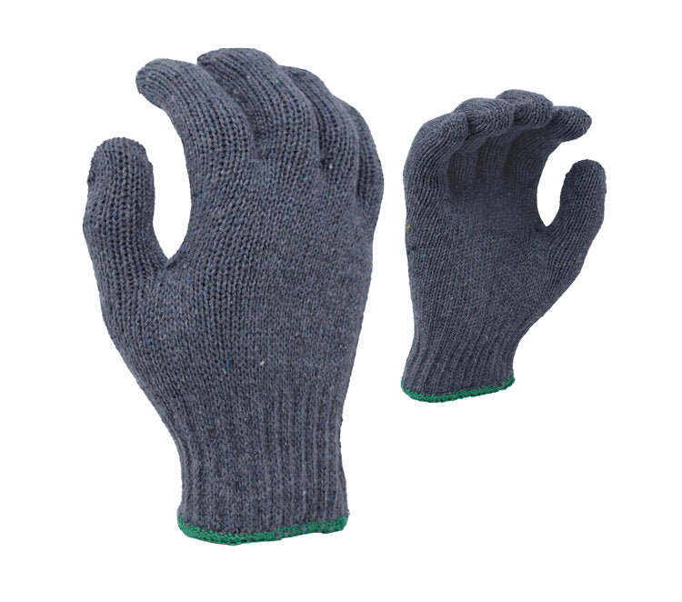 Light Weight, Gray Cotton/Polyester String Knit, 7 Gauge - Dozen