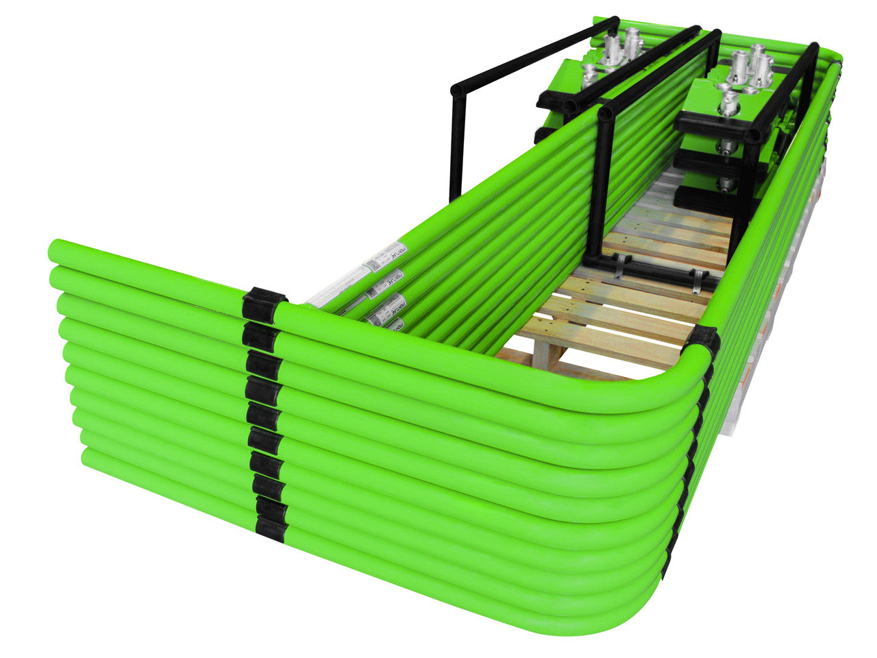 Frontline Guardrail System Non-Penetrating Complete 75' Kit (Meets or Exceeds OSHA and CAL OSHA Standards)