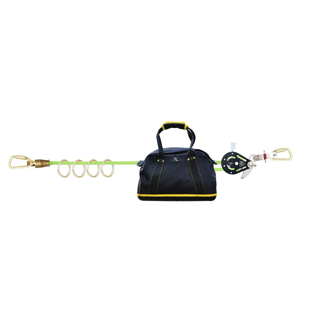Frontline HLK1004 4-person 100 Adjustable Horizontal Lifeline System with 6 Anchor Straps