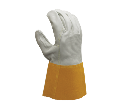 Task Gloves Premium Grain Cowhide, 4" Split Leather cuff, Kevlar® thread sewn - Dozen