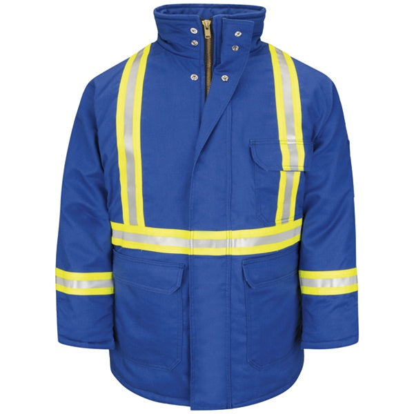 Bulwark Deluxe Parka With Csa Compliant Reflective Trim - Excel Fr Regular Comfortouch-eSafety Supplies, Inc