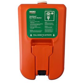 Justrite® 10 Gallon Hughes OptiWash™ Self-Contained/Portable Eye Wash Station