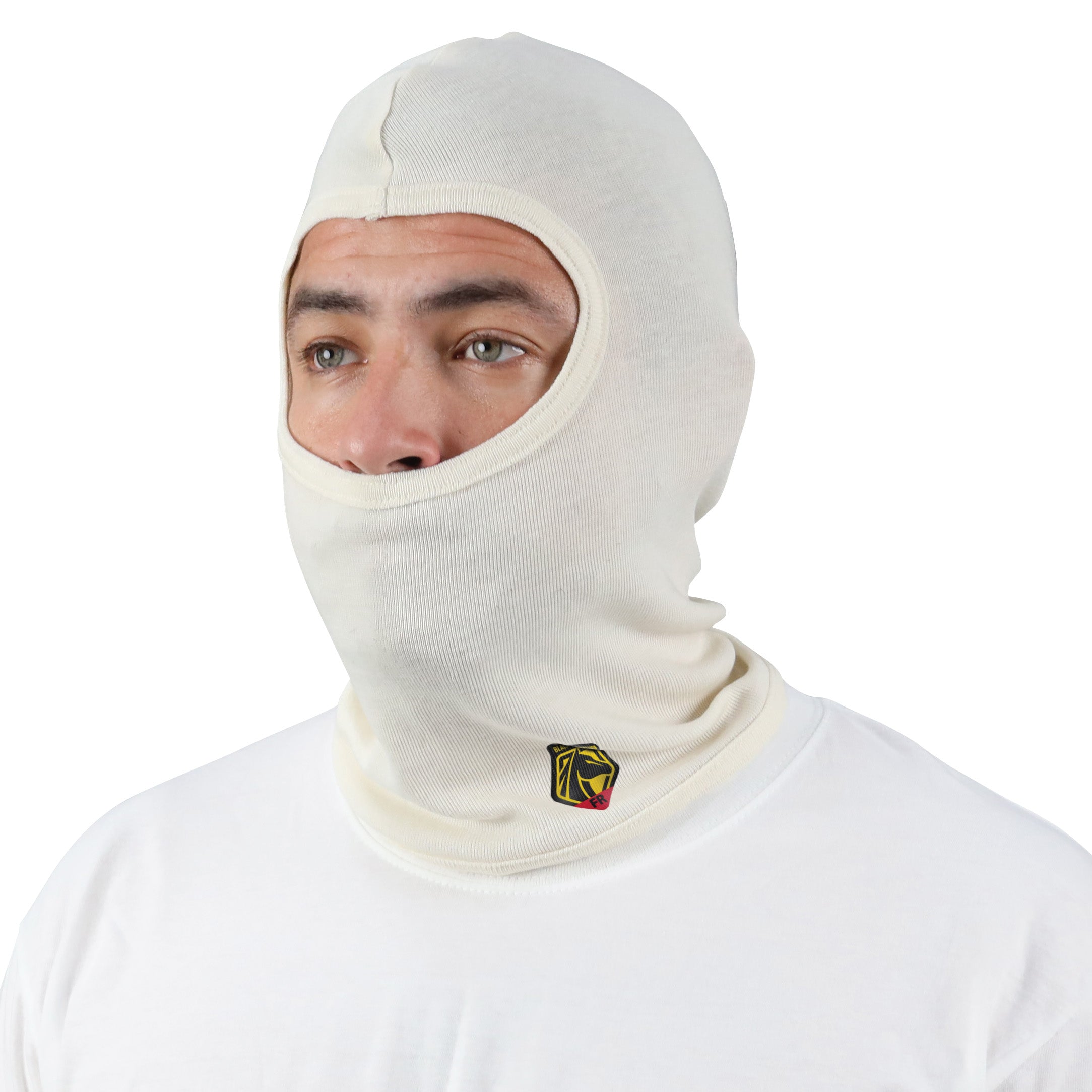 Black Stallion - MH100 - Meta-Aramid / FR Viscose Knit Balaclava, White