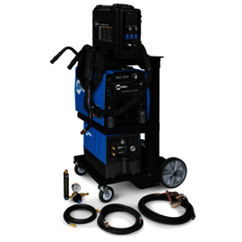Miller AlumaFeed 450 Mpa 3 Phase MIG Welder With 208 - 575 Input Voltage, 600 Amp Max Output, SuitCase Push-Pull Wire Feeder, Water-Cooled Gun And Accessory Package