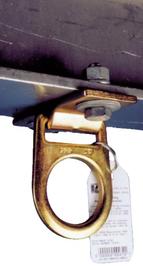 MSA Zinc-Plated Steel D-Plate Anchorage Connector