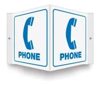 AccuformNMC: Projection™ Sign: Phone