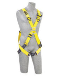 3M™ DBI-SALA® X-Large Delta™ No-Tangle™ Cross Over/Full Body Style Harness With Back And Front D-Ring And Pass-Thru Leg Strap Buckle