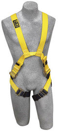 3M™ DBI-SALA® Medium Delta™ Arc Flash No-Tangle™ Cross Over/Full Body Style Harness With Back And Front Web Loop, Quick Connect Leg Strap Buckle, No Metal Above Waist And Leather Insulators