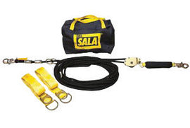 3M™ DBI-SALA® 80' Sayfline™ Horizontal 11/16" Kernmantle Rope Lifeline System (Includes Tensioner, Energy Absorber, Tie-Off Adapters And Carrying Bag)