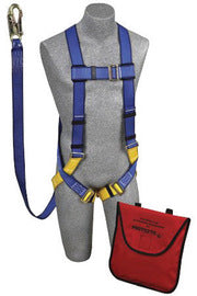 3M™ DBI-SALA® PROTECTA® 5-Point Harness Kit (Includes AB17530 Full Body 5 Point Harness, Back D-Ring, Permanently Attached 6' AE57610 Lanyard And Bag )