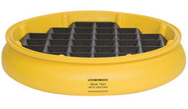 Eagle 31" X 5" Black HDPE Drum Tray