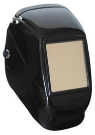 Honeywell Tigerhood Futura 2090BK Black Thermoplastic Fixed Front Welding Helmet With 4 1/2" X 5 1/4" Shade 10 Lens
