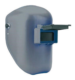Honeywell Tigerhood Classic 906GYBP Blue Thermoplastic Lift Front Welding Helmet With 2" X 4 1/4" Shade 10 Lens