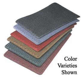 Superior Manufacturing 4' X 6' Gray Loop Pile Yarn NoTrax® Aqua-Trap® Anti Fatigue Floor Mat