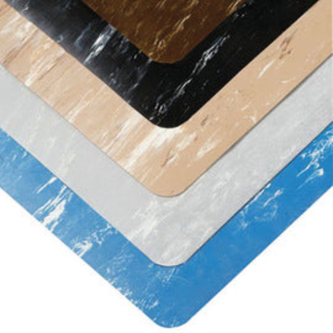 Superior Manufacturing 3' X 5' Brown Vinyl NoTrax® Marble Sof-Tyle™ Anti Fatigue Floor Mat