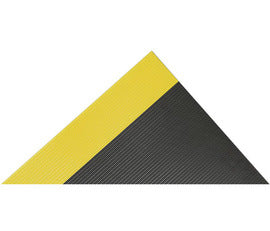 Superior Manufacturing 3' X 75' Black And Yellow PVC NoTrax® Anti Fatigue Matting