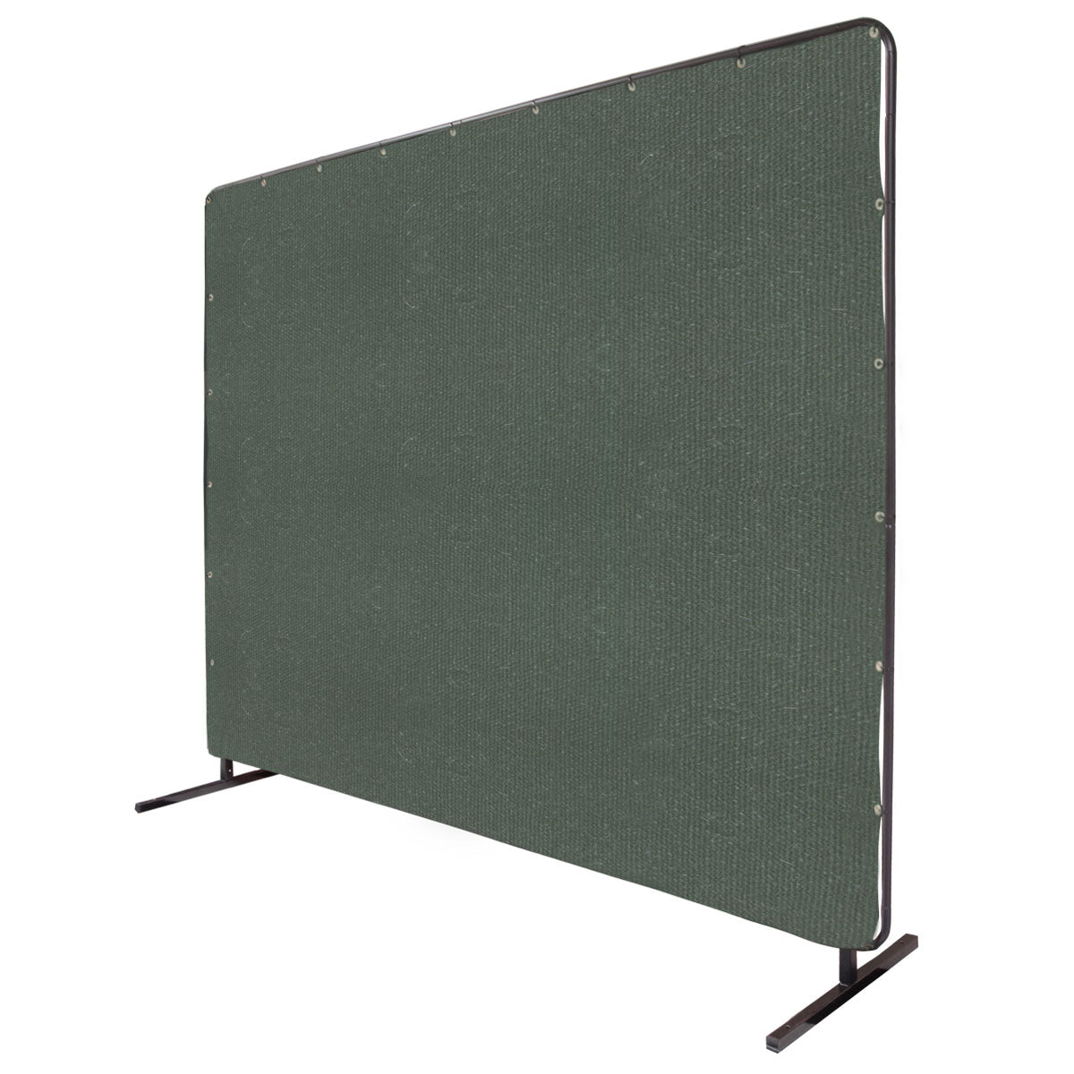 Black Stallion 12 oz. Opaque Canvas Duck Welding Screen & Standard QuickFrame™ Welding Frame Set - SET-RDCV