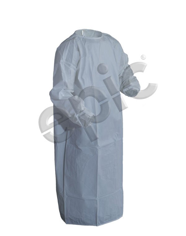 EPIC- Premium Coated Barrier / Cleanroom White Gown- Case