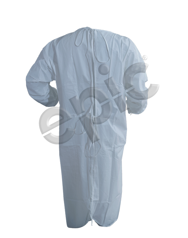 EPIC- Premium Coated Barrier / Cleanroom White Gown- Case