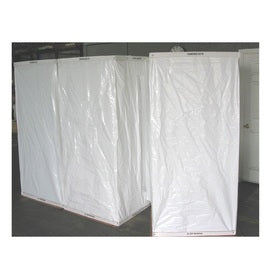 TM Poly 31" X 36 1/2" White Polyethylene Decontamination Shower