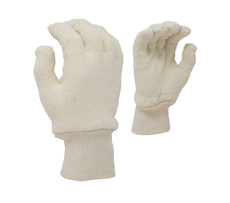 18 oz, Natural Loop-In Terry Cloth Gloves - Dozen
