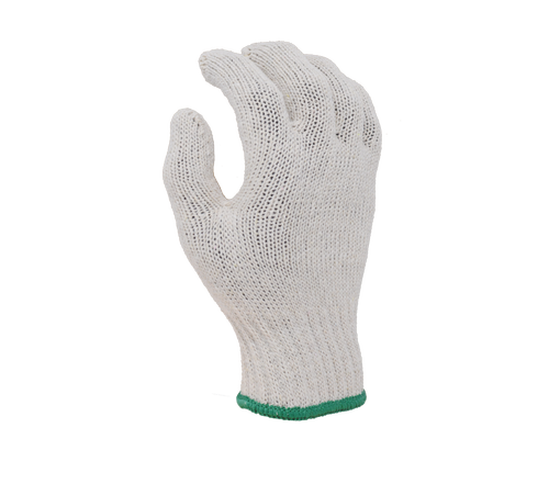 Heavy Weight, Natural White, Cotton/Polyester String Knit, 7 Gauge - Dozen