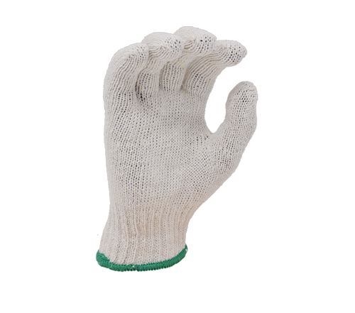 (TSK1002) Medium Weight, Natural White Cotton/Polyester String Knit, 7 Gauge - Dozen