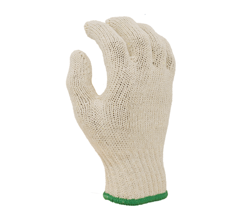 7G Natural White Knit with one-sided PVC dots - Dozen