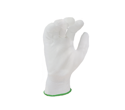 100% Polyester String Knit, 10 Gauge, White - Dozen