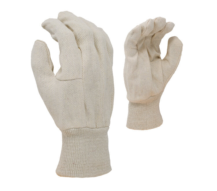 Task Gloves - Economical Standard Size Cotton/Polyester Canvas Work Gloves (MEN'S)